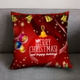 thumbnail image 1 of AuroraX Personalized Decorations Indoor Christmas Throw Pillow , Red Soft Cushion , Living Room Bedroom Christmas Tree Home Decor, 1 of 5