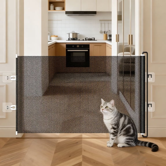 AuroraX Pet Gate Pet Barrier Extra Tall No Drill Cat Dog Pet Safety Gate