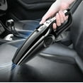 thumbnail image 1 of AuroraX Cordless Car Vacuum,Portable Mini Pet Hair Vacuum Cleaner,Compressed Air Dusters Powerful Suction USB Charging 2 Extensible Hose(Black), 1 of 9