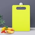 thumbnail image 1 of AuroraX Plastic Cutting Board with Handle Double Sided Non Toxic Cutting Board for Kitchen Durable Easy Clean Light green Solid Chopping Boards for Meat Vegetables Fruits, 1 of 6