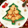 thumbnail image 1 of AuroraX Plastic Dessert Plates,Christmas Tree Themed Party Plates Christmas Plates,Dinnerware Eco-Friendly Christmas Party Favors, 1 of 9