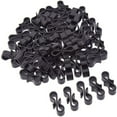 thumbnail image 1 of AuroraX Plastic S Hooks for Hanging,Rust Resistant Small 50 Pcs Hat Hooks for Kitchen Bathroom Storage and Organization, 1 of 6