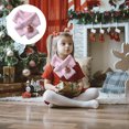 thumbnail image 1 of AuroraX Plush Christmas Scarf Pink Warm Thick Fur Scarf Soft Classic Luxurious Knit Fleece Cute Wrap for Women Cold Weather, 1 of 6