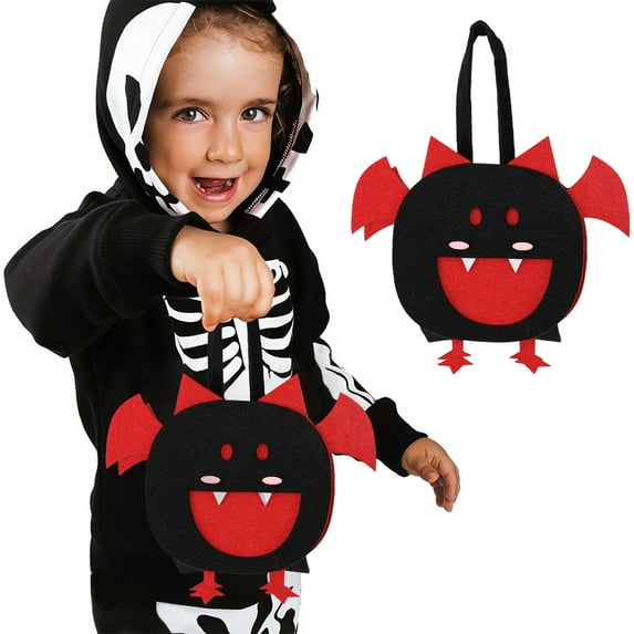 AuroraX Portable Decorations Candy Buckets Pumpkin Owls Halloween Trick Or Treat Bags with Handle, Gifts for Teen Friend, Halloween Home Party