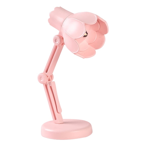 AuroraX Portable Flower Petal Book Desk Lamp Foldable Table Lamp Battery Operated Led Modern Cute Magnetic Reading Night Light for Bedroom Living Room Birthday Gifts for Home Decor