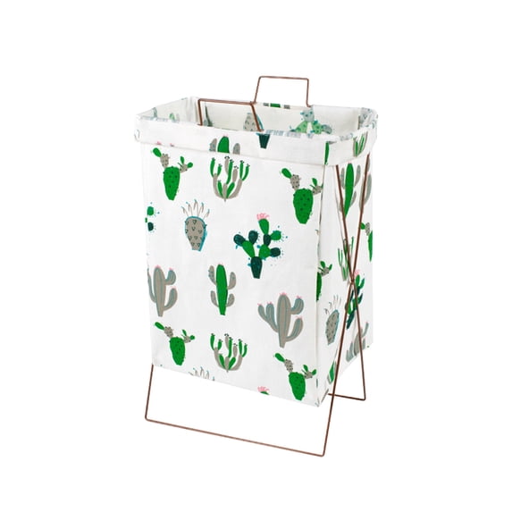 AuroraX Quilted Laundry Basket with Handles Large Foldable Cotton Laundry Basket for Organizer Cute Narrow Decorative Storage Hamper for Dirty Clothes Blanket Toy
