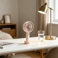 AuroraX Rechargeable Handheld Fan Light Mini USB Fan Quiet Motor 3 ...