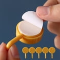 thumbnail image 1 of AuroraX Removable Wall Hooks Adhesive Hooks for Hanging,Plastic 5 Pcs Small Rust Resistant Home Storage Hooks for Kitchen Umbrella Key Bathroom, 1 of 6