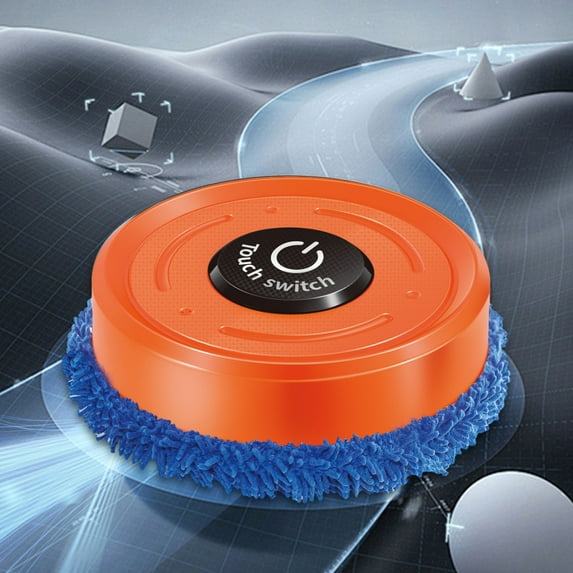 AuroraX Robot Vacuum Mop with Smart Navigation Low Noise Anti-Collision Sensors 2000pa Wet and Dry Robot Vacuum Cleaner Gift for Home Busy People(Orange)