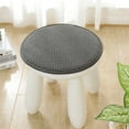 thumbnail image 1 of AuroraX Round Cozy Chair Cushions Non-Slip Thick Dark Gray Comfort Seat Cushion for Office and Desk Chair 9"x9" Relief Pad for Hip, 1 of 6