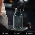 thumbnail image 1 of AuroraX Running Water Bottles Clear Black Water Bottles with Handle,Leak Proof Large Sport Plastic 40 oz Water Bottles,Water Cup, 1 of 6