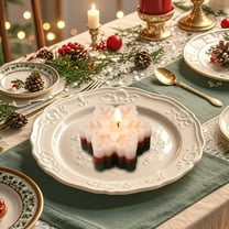 AuroraX Scented Candles Snowflake Christmas Decorative Sculpted Candles,Birthday Winter Party Supplies