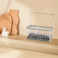 thumbnail image 1 of AuroraX Sink Caddy,Stainless steel Kitchen Sponge Holder,Rustproof Self-draining Kitchen Sink Organizer,Silver Kitchen Essentials Organizers, 1 of 6