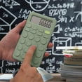 thumbnail image 1 of AuroraX Small Desktop Calculator Cute Office Four Function Calculator,Electric Basic Calculator with Large Buttons Beginners Study Office Supplies, 1 of 8