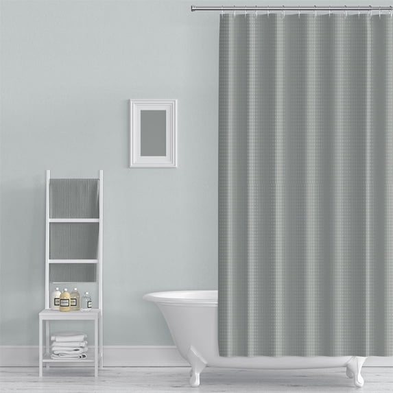 AuroraX Small Shower Curtains 72" x 72" Fabric Solid Bath Curtain Waterproof Gray Vintage Mildew Resistant Neutral Abstract Bathtub Cortinas for Bathroom Decor