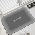 thumbnail image 1 of AuroraX Small Stone Bathroom Rugs 16" x 24" Soft Non Slip Washable Rubber-Backed Diatomaceous Earth Bath Mat Quick Dry Absorbent Boho Bath Rug for Bathtub,Shower Room,Sink, 1 of 6