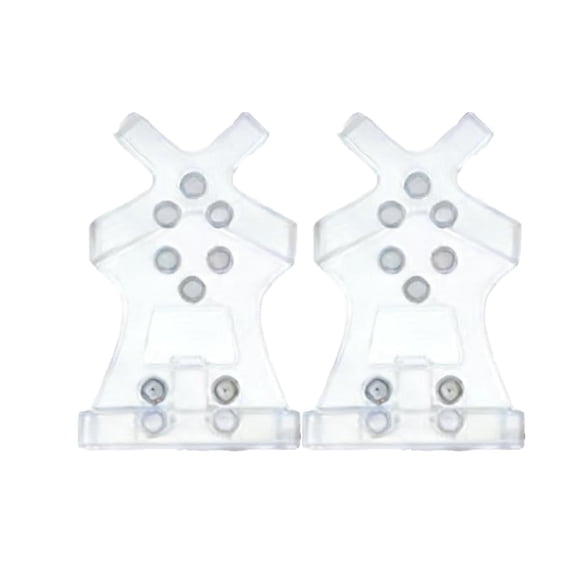 AuroraX Snow Cleats for Walking,Universal Snow Traction Non-Slip Shoe Ice & Snow Grips Footwear for Outdoor Women Men Ice Fishing 10 Studs Clear L