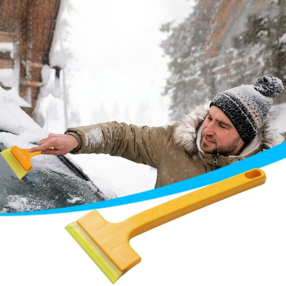 AuroraX Snow Shovel Lightweight Portable Brushless Small Ice Scraper,Scraper Car Glass Window