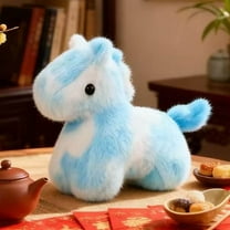 AuroraX Soft Pony Stuffed Animals Small Cute Plushie for Anxiety Plush Pillows Toys for Girls,Boys,Adults Birthday Gifts,Blue