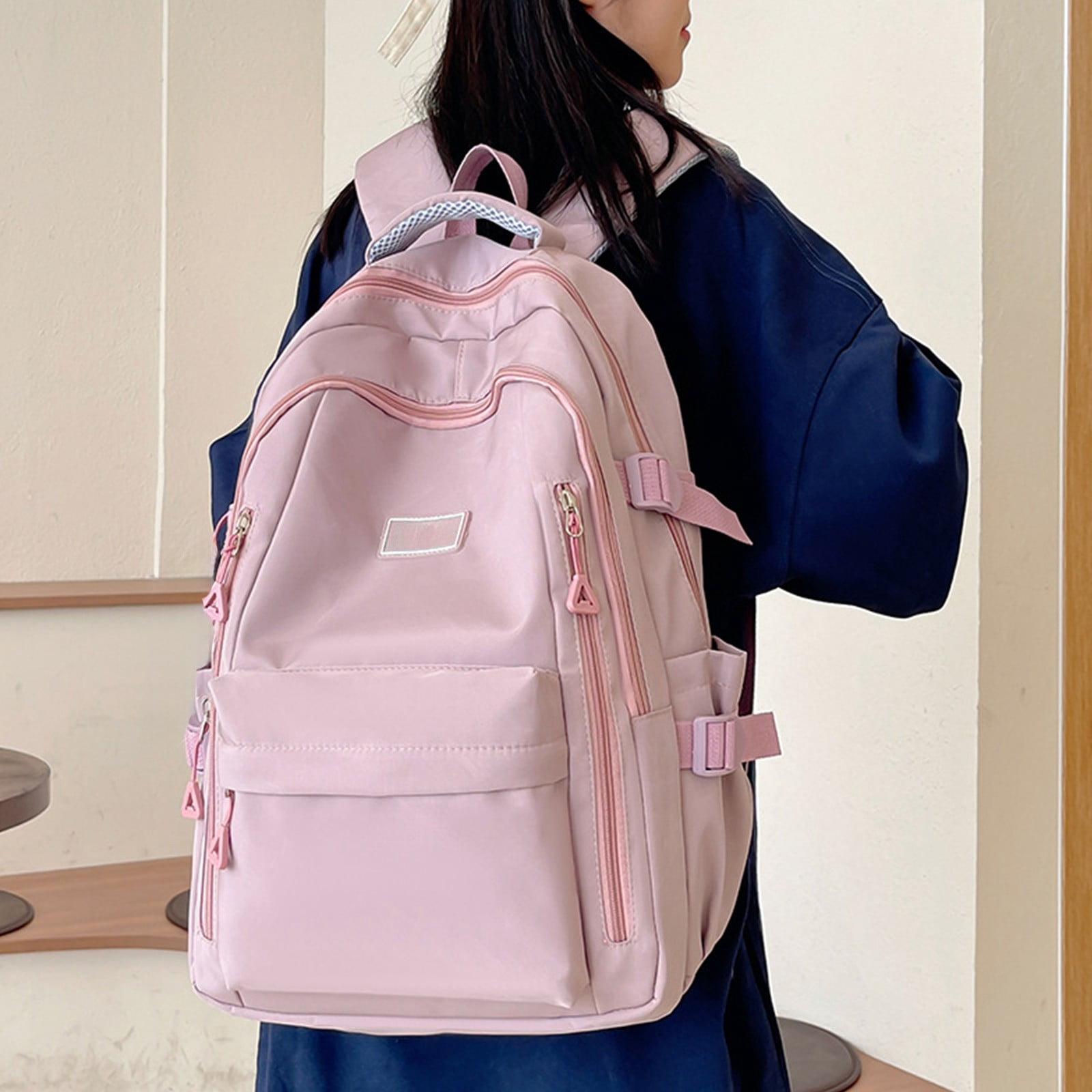 backpack laptop commute women lightweight Nylon School & OIWAS womens laptop backpack fits 15.6 laptops Lightweight Laptop Backpack, Travel Backpack