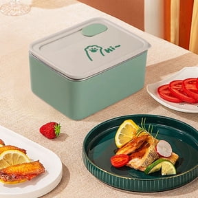 AuroraX Stackable Lunch Box Containers 28 oz Airtight Freezable Cute Portable Stainless Steel Bento Lunch Box for Women Leak-Proof Microwave Safe BPA-Free Food Storage Boxes for Office Travel Picnic