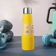 thumbnail image 1 of AuroraX Stainless Steel Water Bottles 20 oz Insulated Water Thermoses Cup,Keep Cold and Hot Leakproof Water Cup(Yellow), 1 of 6
