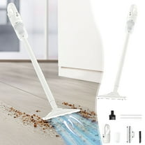 AuroraX Pet Hair Handheld Vacuum Cleaner,Stick Lightweight Cordless for Home Upright Vacuum Cleaner with 2 Extensible Hose,Rechargeable Powerful Suction(White)