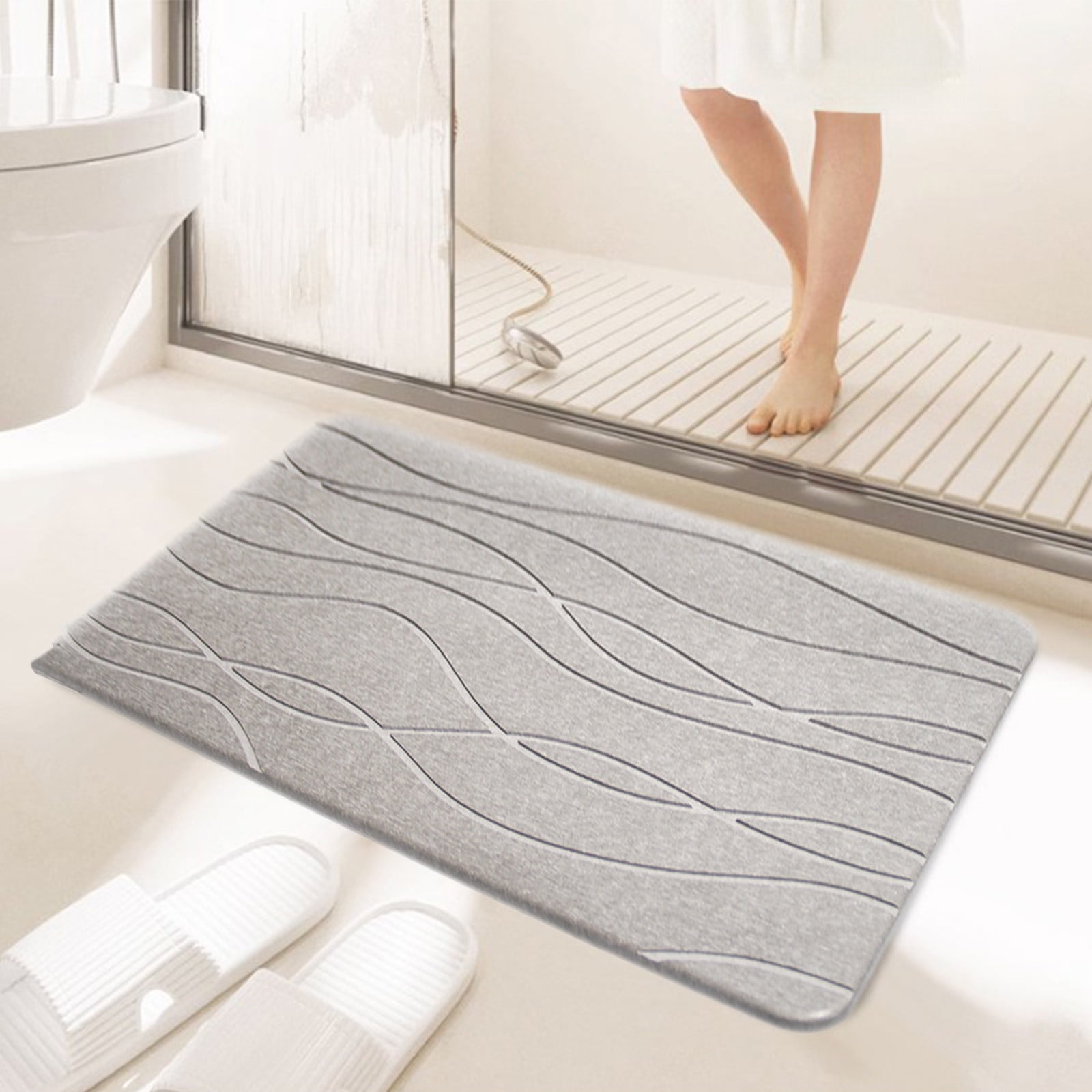 AuroraX Stone Bathroom Rugs 16
