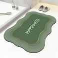 thumbnail image 1 of AuroraX Stone Bathroom Rugs 16" x 24" Soft Small Absorbent Non Slip Rubber-Backed Diatomaceous Earth Bath Mat Washable Quick Dry Farmhouse Bath Rug for Bathtub,Shower,Home Decor, 1 of 6