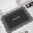 thumbnail image 1 of AuroraX Stone Bathroom Rugs 16" x 24" Soft Small Non Slip Washable Rubber-Backed Diatomaceous Earth Bath Mat Absorbent Quick Dry Boho Bath Rug for Bathtub,Shower Room,Sink, 1 of 6