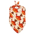 thumbnail image 1 of AuroraX Thanksgiving Pet Bandana for Cats Dogs Adjustable Pet Neck Scarf Holiday Pumpkin Soft Turkey Festive Fall Pet Accessories for Home Beige National Dog Day International Cat Day, 1 of 8