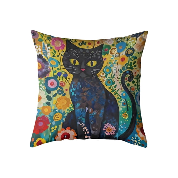 AuroraX Throw Pillow Cover Decorative Pillow Cover Animal Print Spring Decor Abstract Design Floral Print Home Accents