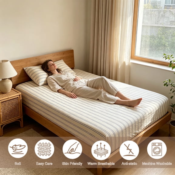 AuroraX Twin Fitted Sheets Sold Separately Brown Fitted Sheets Twin Size