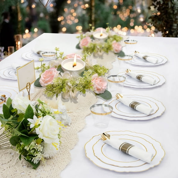 AuroraX Valentine'S Day Rose Candle Ring Wreath Gold Wreath Candle Holder Rustic Vintage Romantic Decorative Festive Pillar Votive Holder Accent Valentines Day Table Centerpieces Dining Wedding Decor