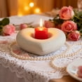 thumbnail image 1 of AuroraX Valentines Day Heart Candle Holder Ceramic Tea Light Candles Romantic Love Decorative Decorations for Table Centerpiece Valentine'S Day Gifts for Him Her Couples, 1 of 7