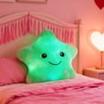 thumbnail image 1 of AuroraX Valentines Day Light-Up Pillows Green Star Plush Throw Pillow Romantic Love Decorative Decorations for Home Party Anniversary Valentine'S Day Gifts for Him Her Couples, 1 of 9