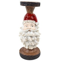AuroraX Vintage Stand Candle Holder for Candlesticks,Christmas Decorations,Santa Claus Snowman Decorative Candlestick Holders,Dining Room Living Room Table Centerpiece Decor