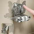 thumbnail image 1 of AuroraX Wall Mount Shower Head Holder for Hand Held,Butterfly-Shape Adjustable Angle Gray Shower Head Holder with Suction Cup Easy Release Simple Installation, 1 of 5