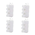 thumbnail image 1 of AuroraX Wall Mount Shower Head Holder for Hand Held,4 Pcs Shower Head Holder with Suction Cup Power Wash Clean Hair and Skin Easy Installation, 1 of 9