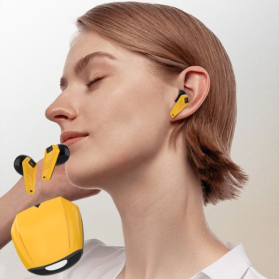 AuroraX Waterproof Earbuds,Bluetooth In-Ear True Wireless Gaming Headphones with Microphone,Sports Sweat Resistant Workout HIFI Stereo Sound Earphone(Gray)