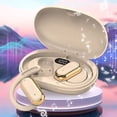thumbnail image 1 of AuroraX Waterproof Earbuds,Bluetooth On-Ear True Wireless Active Noise Cancellation Headphones with Microphone,Sweat Resistant Workout LED Display Charges Case Earphone, 1 of 5