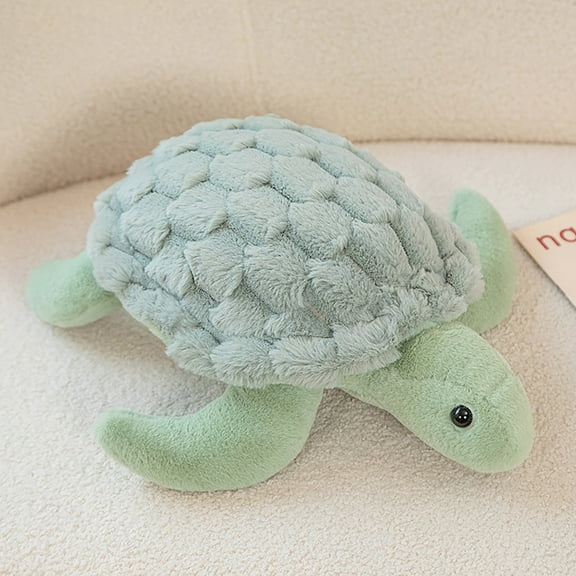 AuroraX Weighted Turtle Stuffed Animals Soft Small Cute Plushie for Anxiety 11 Inch Plush Pillows Toys for Girls,Boys,Adults Birthday Gifts