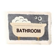 thumbnail image 1 of AuroraX White Bath Rugs for Bathroom Floor Non Slip,Single Cute Quick Drying Washable Shower Rugs for Bathroom Funny Bath Mats for Tub, 1 of 7