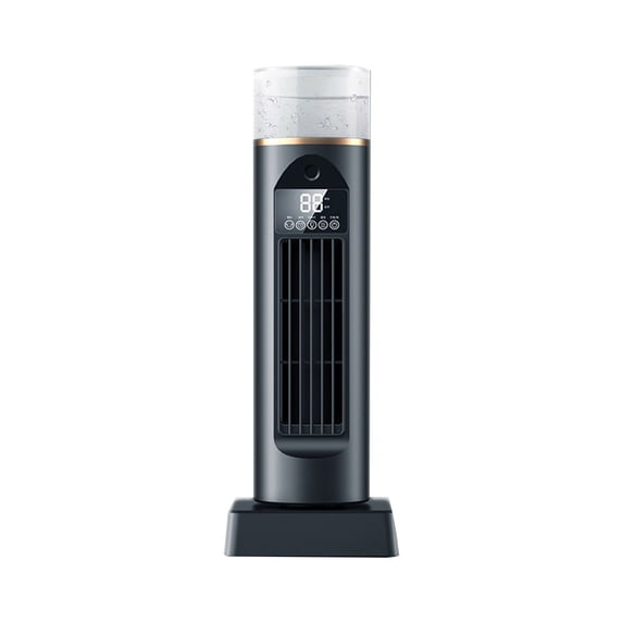 AuroraX White Desk Fans Personal Cooling Tower Fan with Humidifier for Home Quiet Bladeless Small Oscillating Portable Cooling Fan