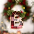 thumbnail image 1 of AuroraX Wood Christmas Decoration Bohemian Diy Hanging Keepsake Ornaments Decorative Neutral Creative 26 Letters for Tree Decoration,Birthday Gifts Decor, 1 of 8