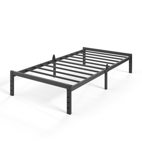 Auroral Zone 12 inch Twin-XL Metal Platform Bed Frame, Heavy Duty Mattress Foundation, No Box Spring Required