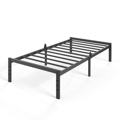 Auroral Zone 14 inch Twin Metal Platform Bed Frame, Heavy Duty Mattress Foundation, No Box Spring Required