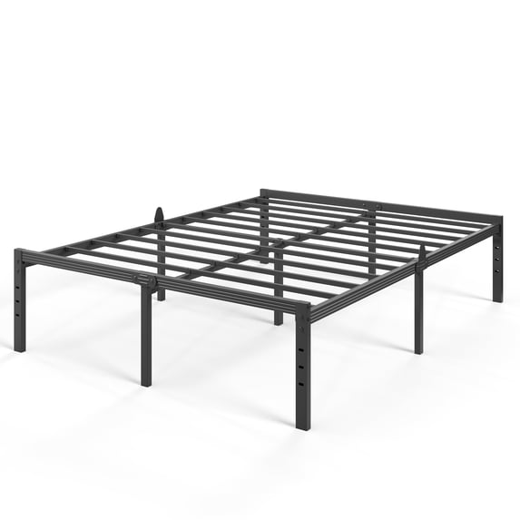 Auroral Zone 18 inch Queen Metal Platform Bed Frame, Heavy Duty Mattress Foundation, No Box Spring Required