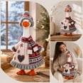 thumbnail image 1 of Aurorax 19 inch Porch Goose Christmas Outfits 23",Porch Goose Clothes Set,Winter Porch Goose Costume for Garden, 1 of 7