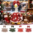 thumbnail image 1 of Aurorax Christmas Porch Goose Outfit 19 inch,Goose Clothes for Cement Goose Porch Goose 23"/17",Lace Skirt and Bow Holiday Porch Goose Costume for Garden Outdoor Lawn, 1 of 10